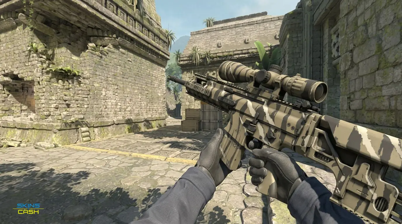 SCAR-20 | Torn — In-game inspect