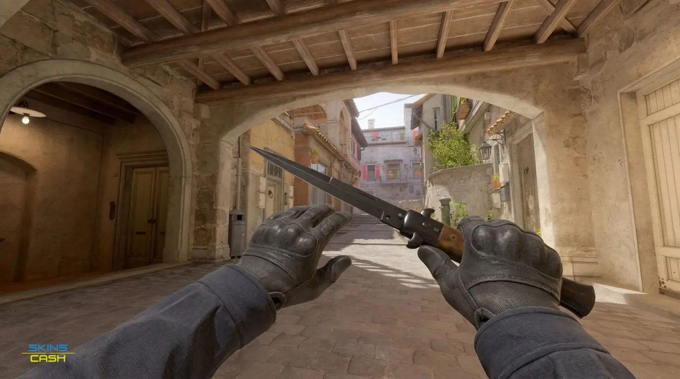 ★ Stiletto Knife | Blue Steel — In-game inspect