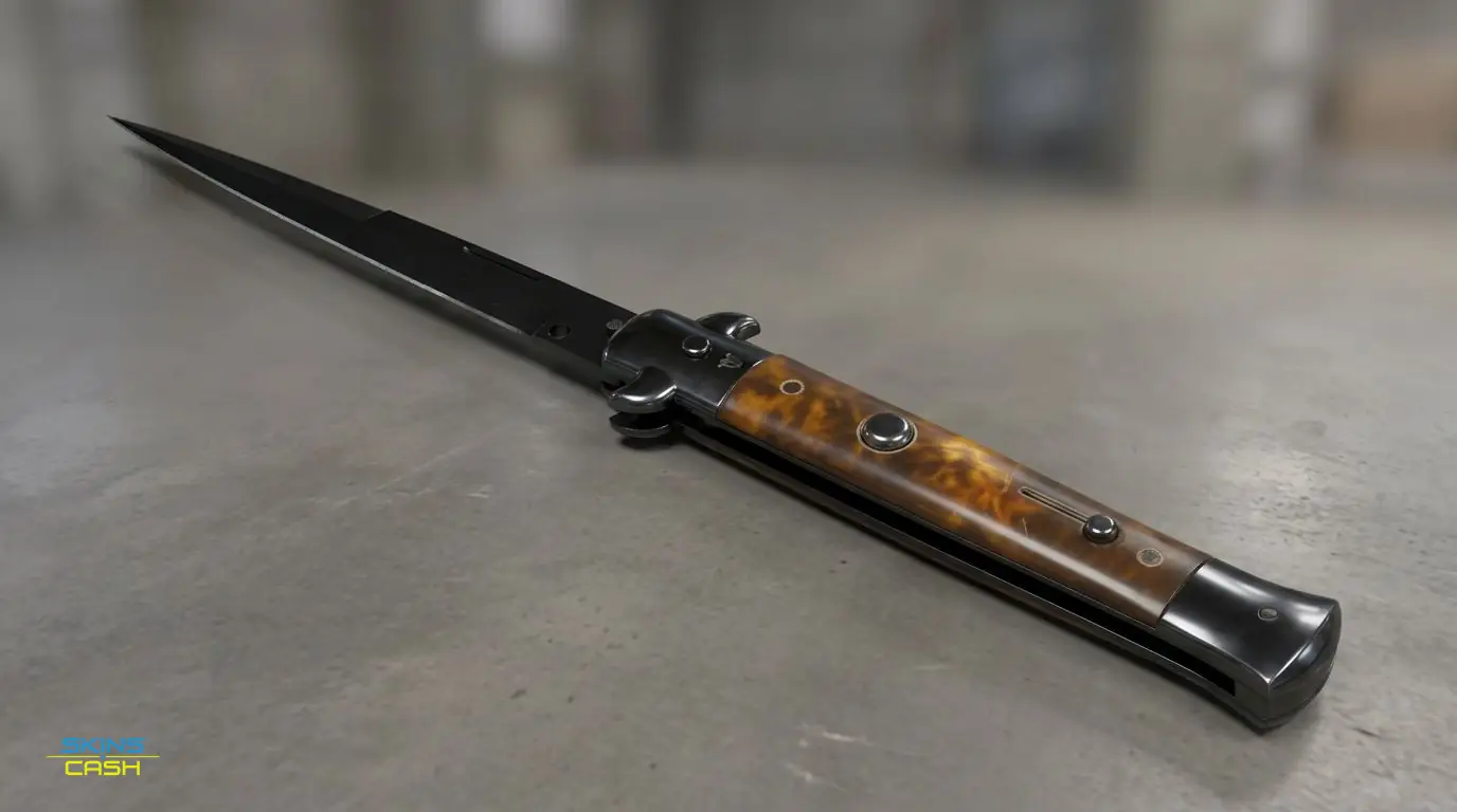 ★ Stiletto Knife | Blue Steel — Product view