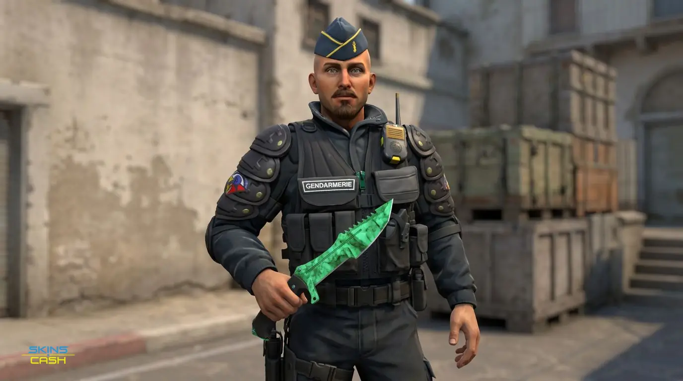 ★ Huntsman Knife | Gamma Doppler — In the field