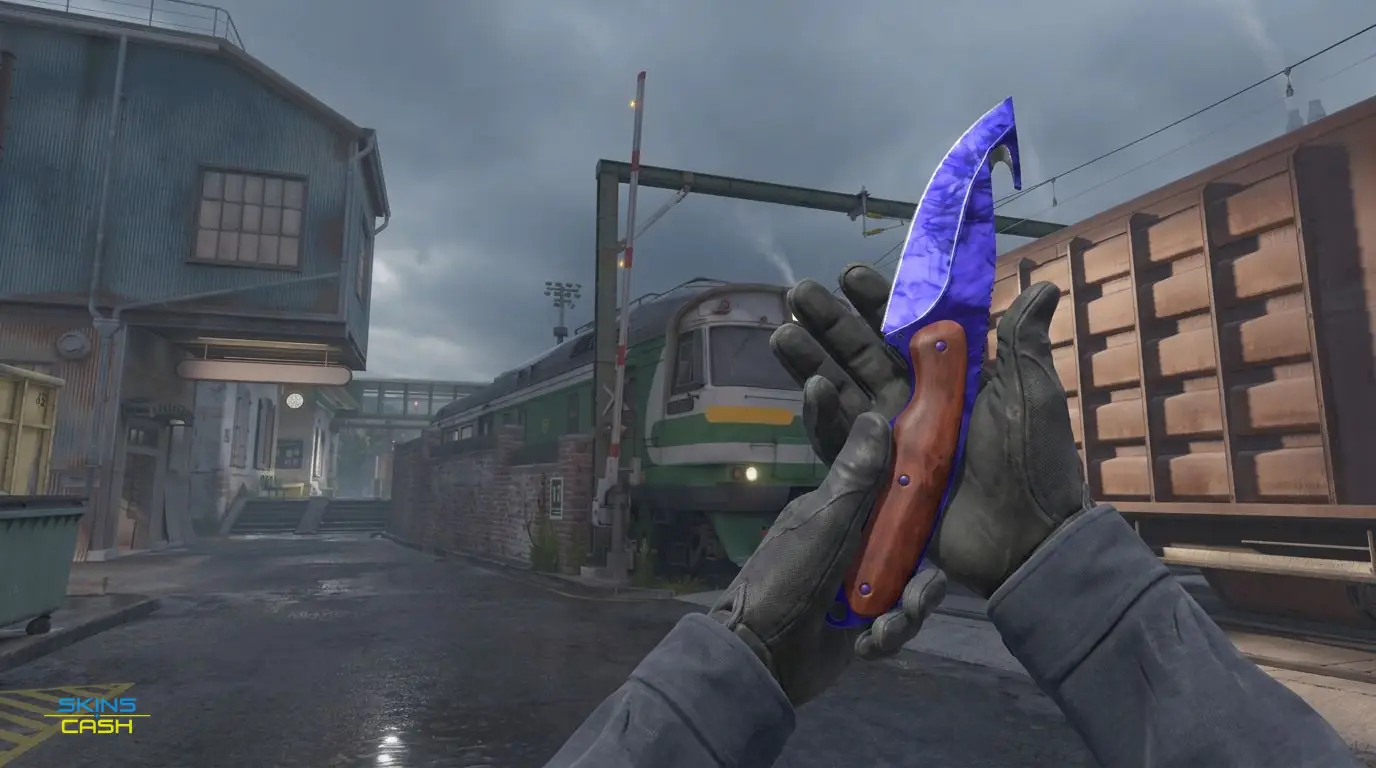 ★ Gut Knife | Doppler Sapphire — In-game inspect