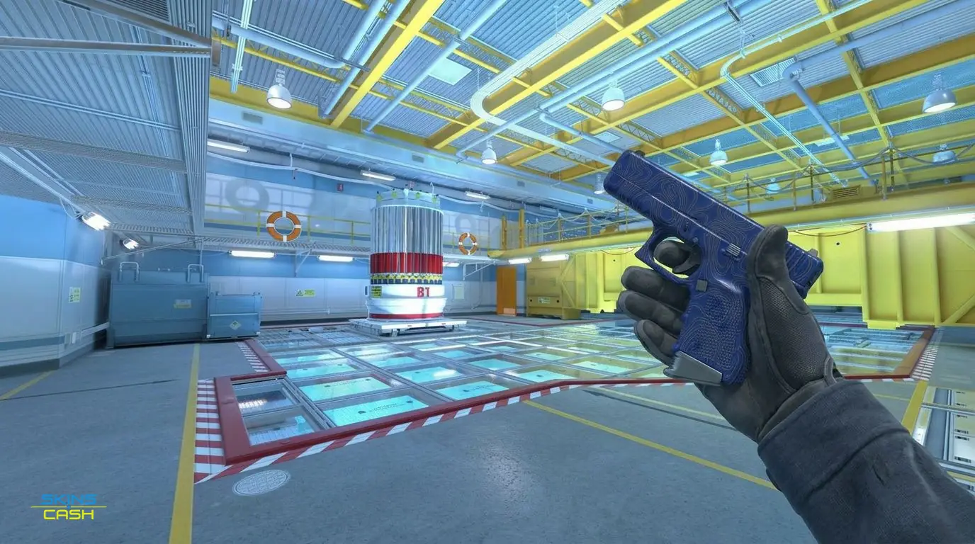Glock-18 | Ocean Topo — In-game inspect