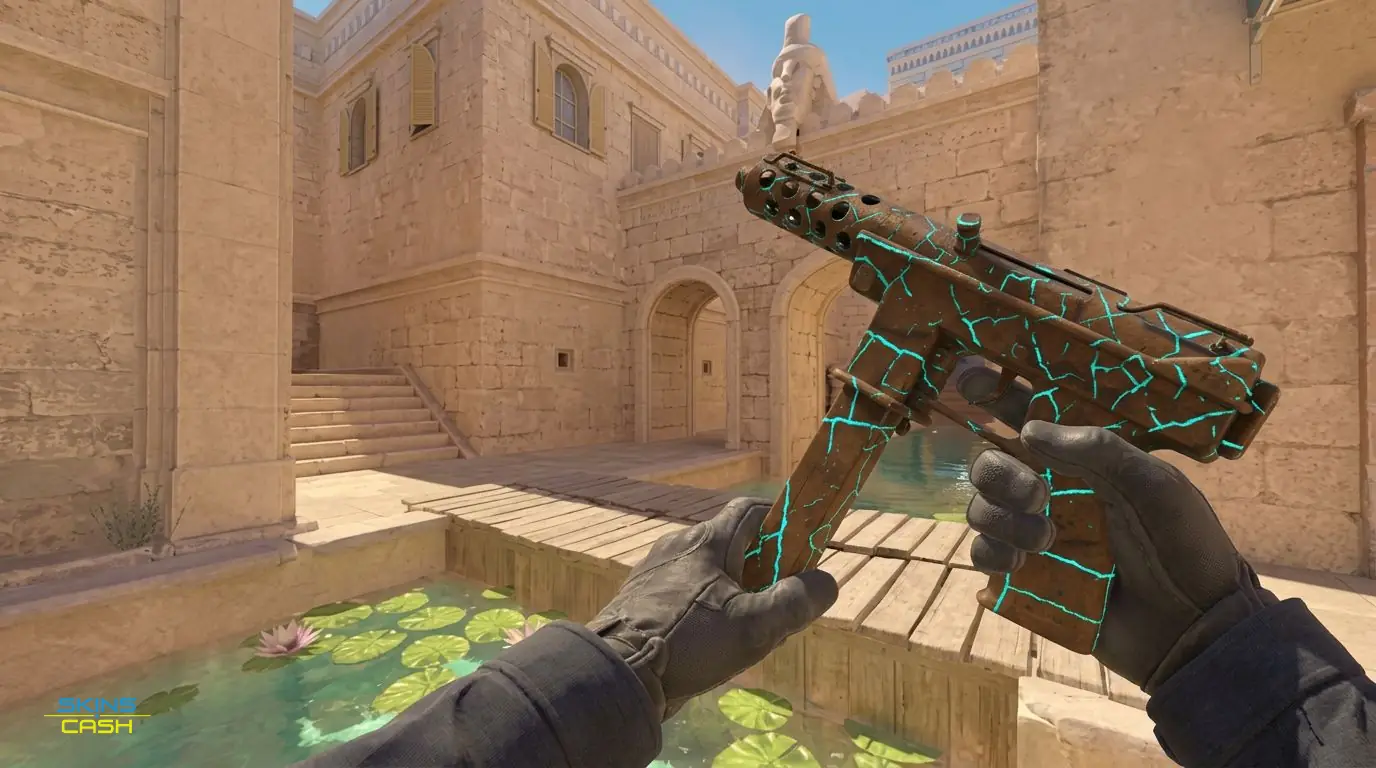 Tec-9 | Cracked Opal — In-game inspect