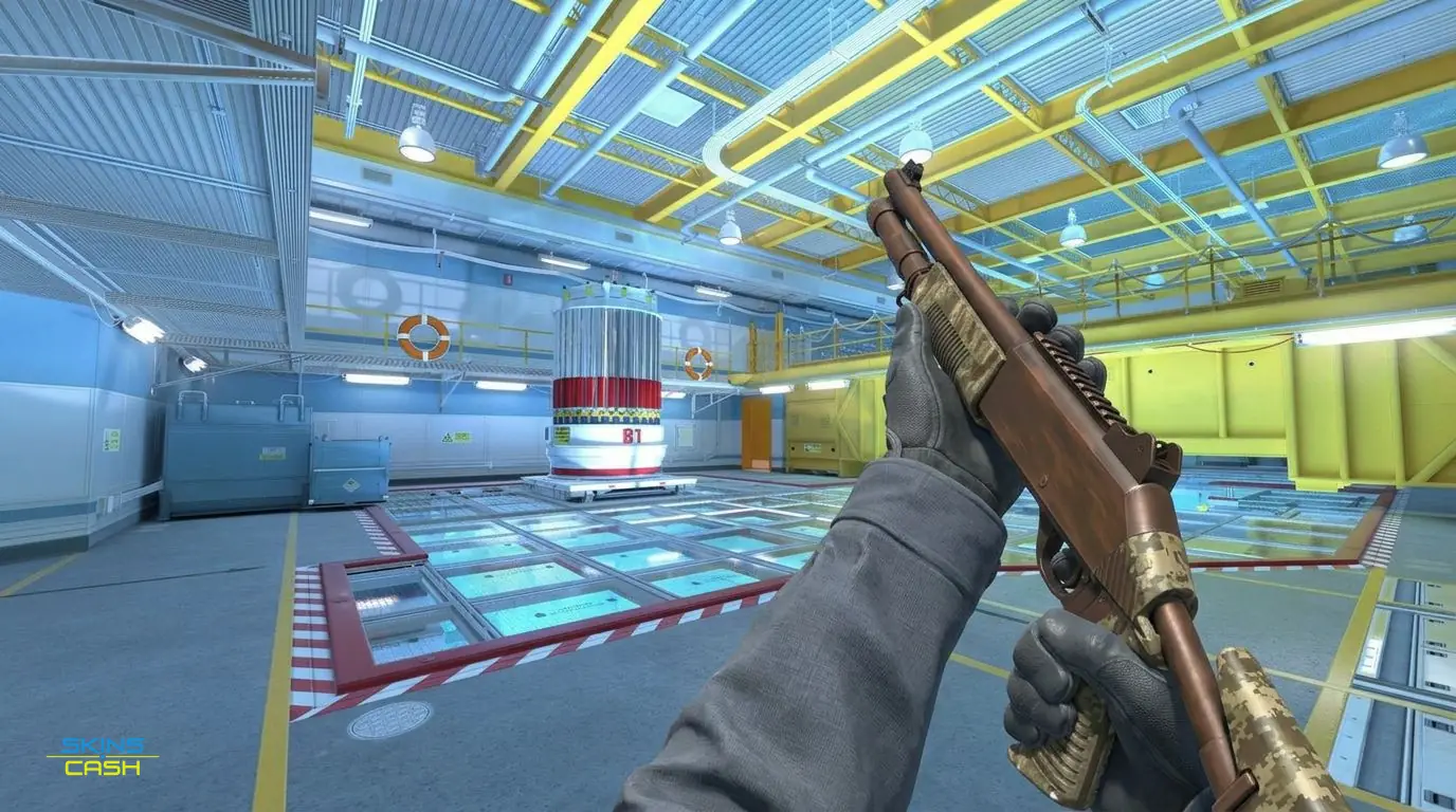 XM1014 | Copperflage — In-game inspect