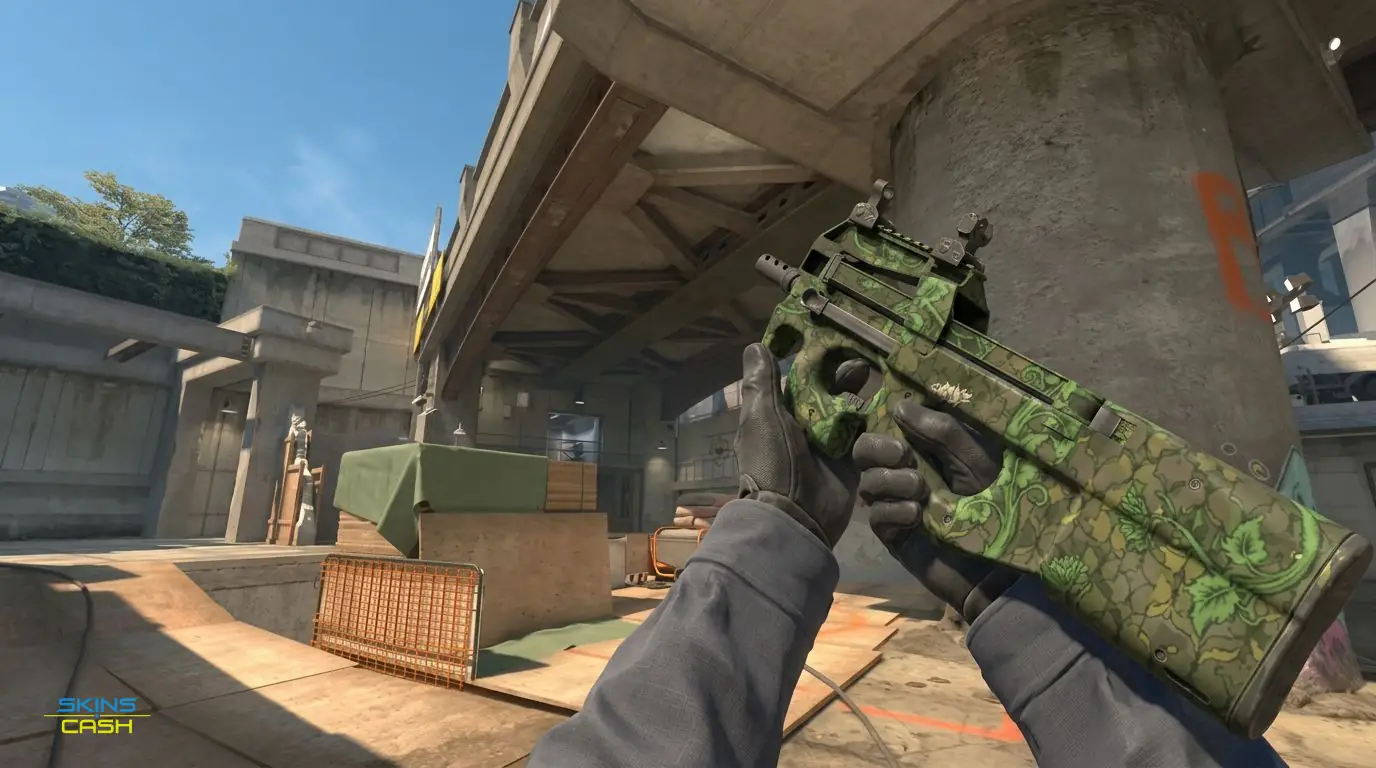 P90 | Verdant Growth — In-game inspect