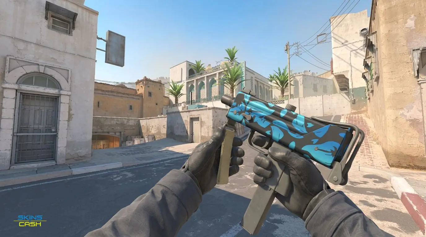 MAC-10 | Oceanic — In-game inspect