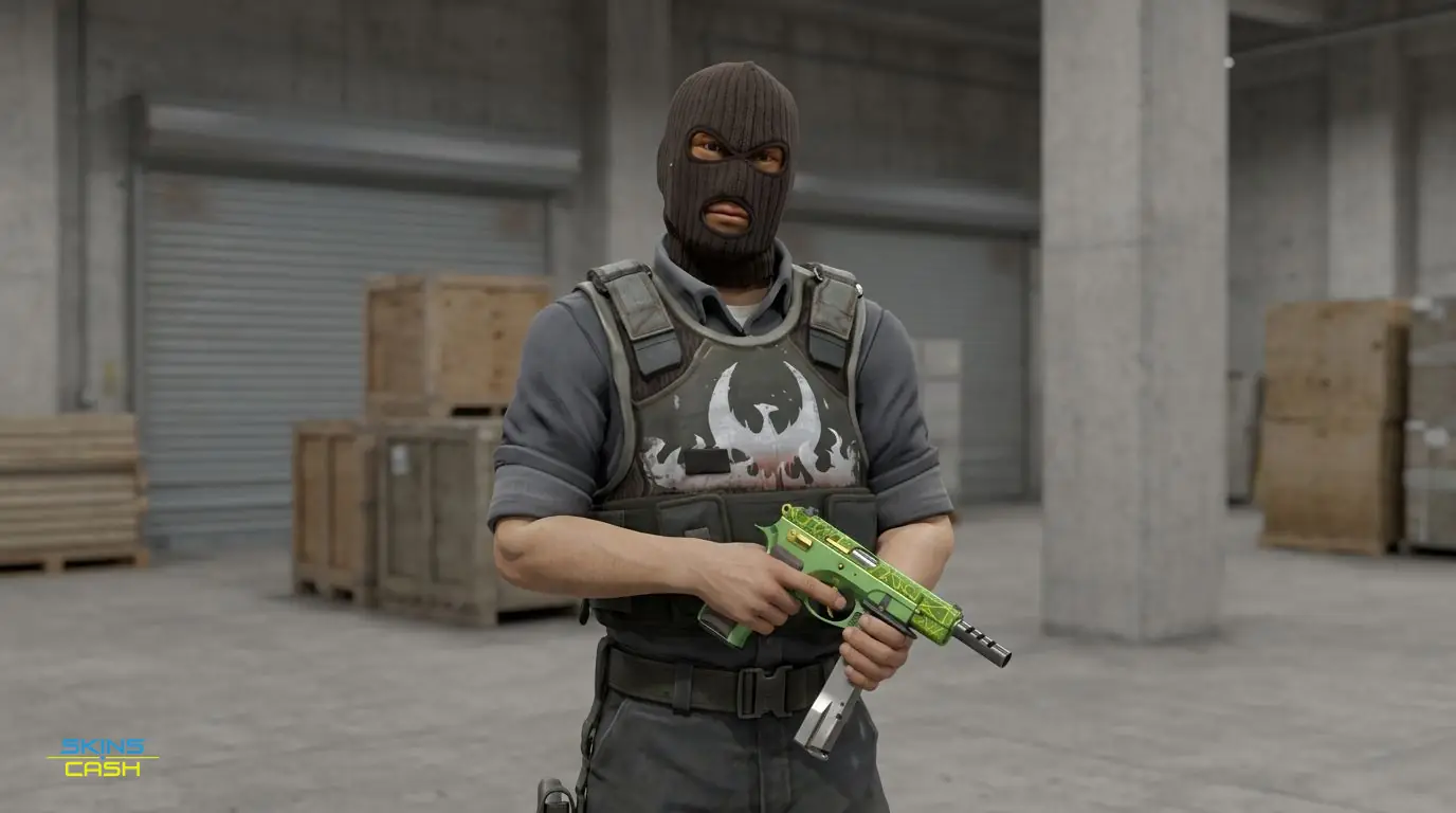 CZ75-Auto | Emerald Quartz — In the field