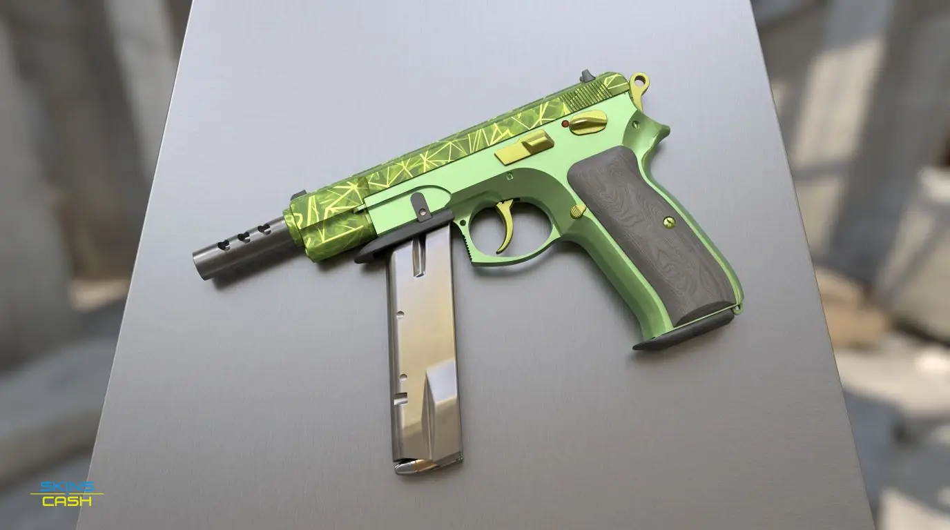 CZ75-Auto | Emerald Quartz — Product view
