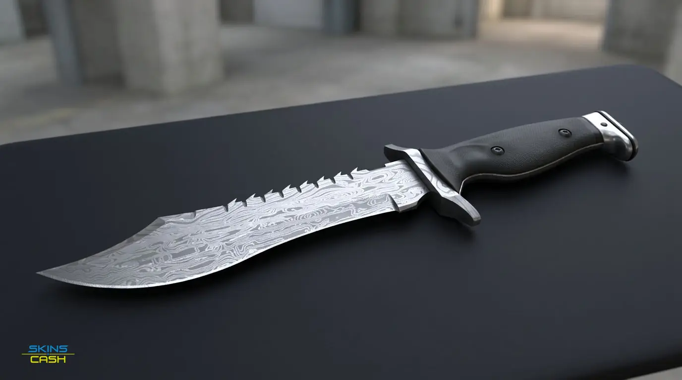 ★ Bowie Knife | Damascus Steel — Product view