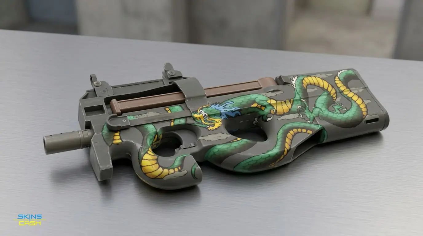 P90 | Emerald Dragon — Product view