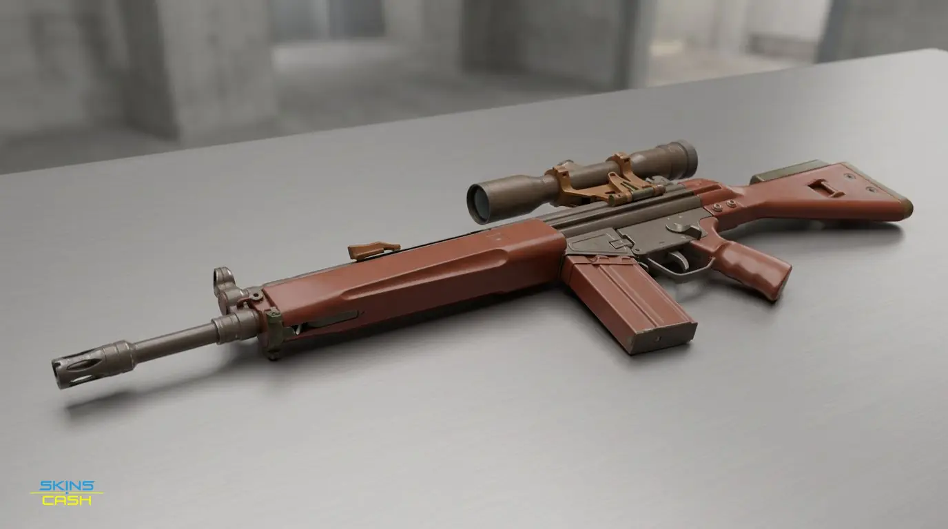 G3SG1 | Red Jasper — Product view