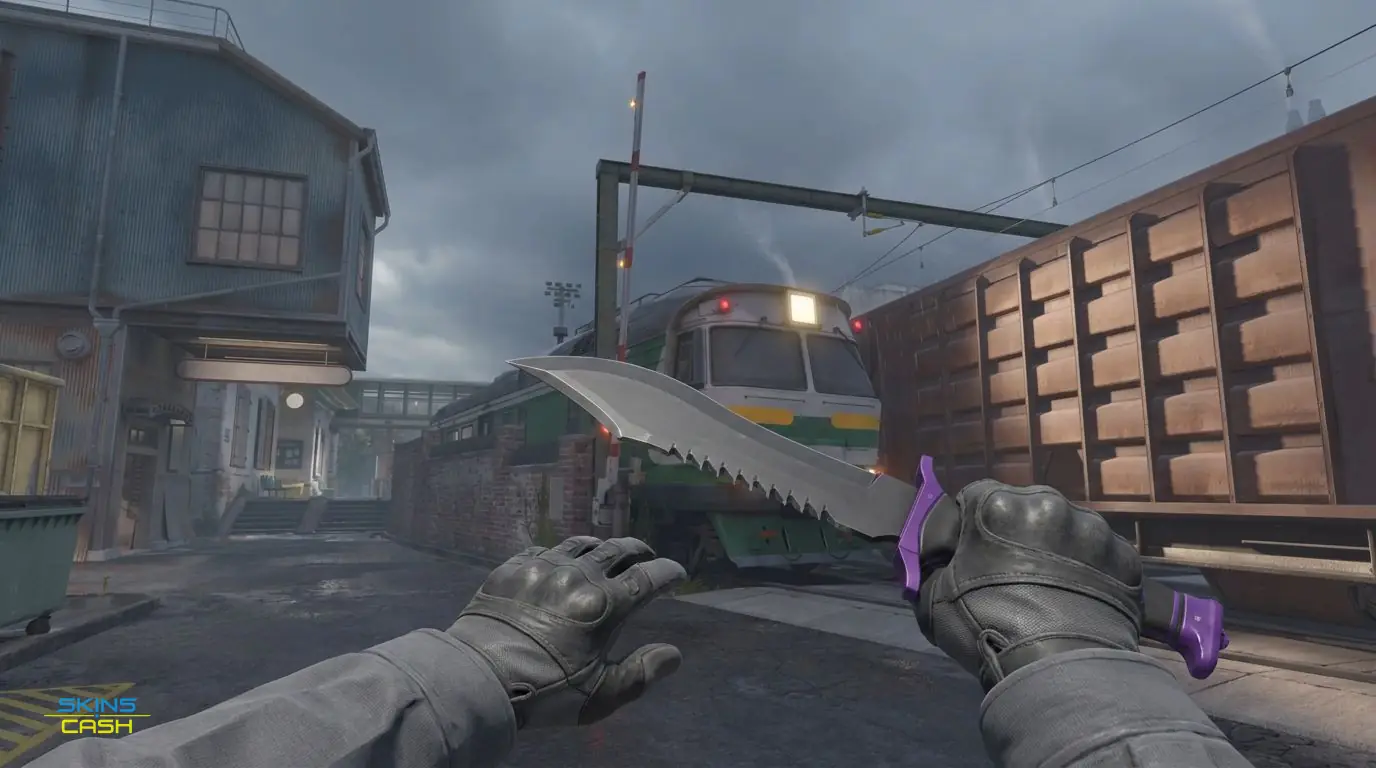 ★ Bowie Knife | Ultraviolet — In-game inspect