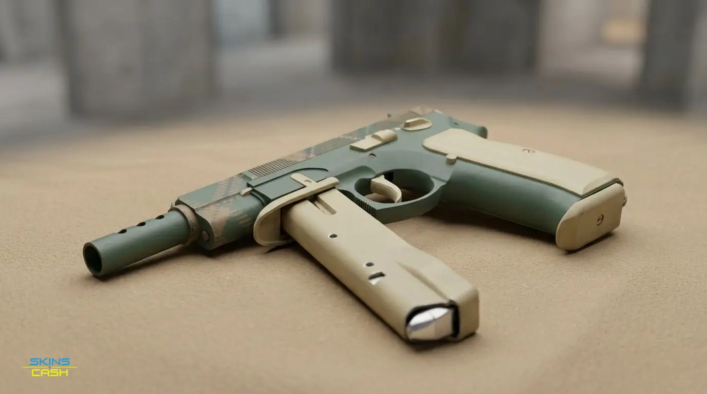 CZ75-Auto | Green Plaid — Product view