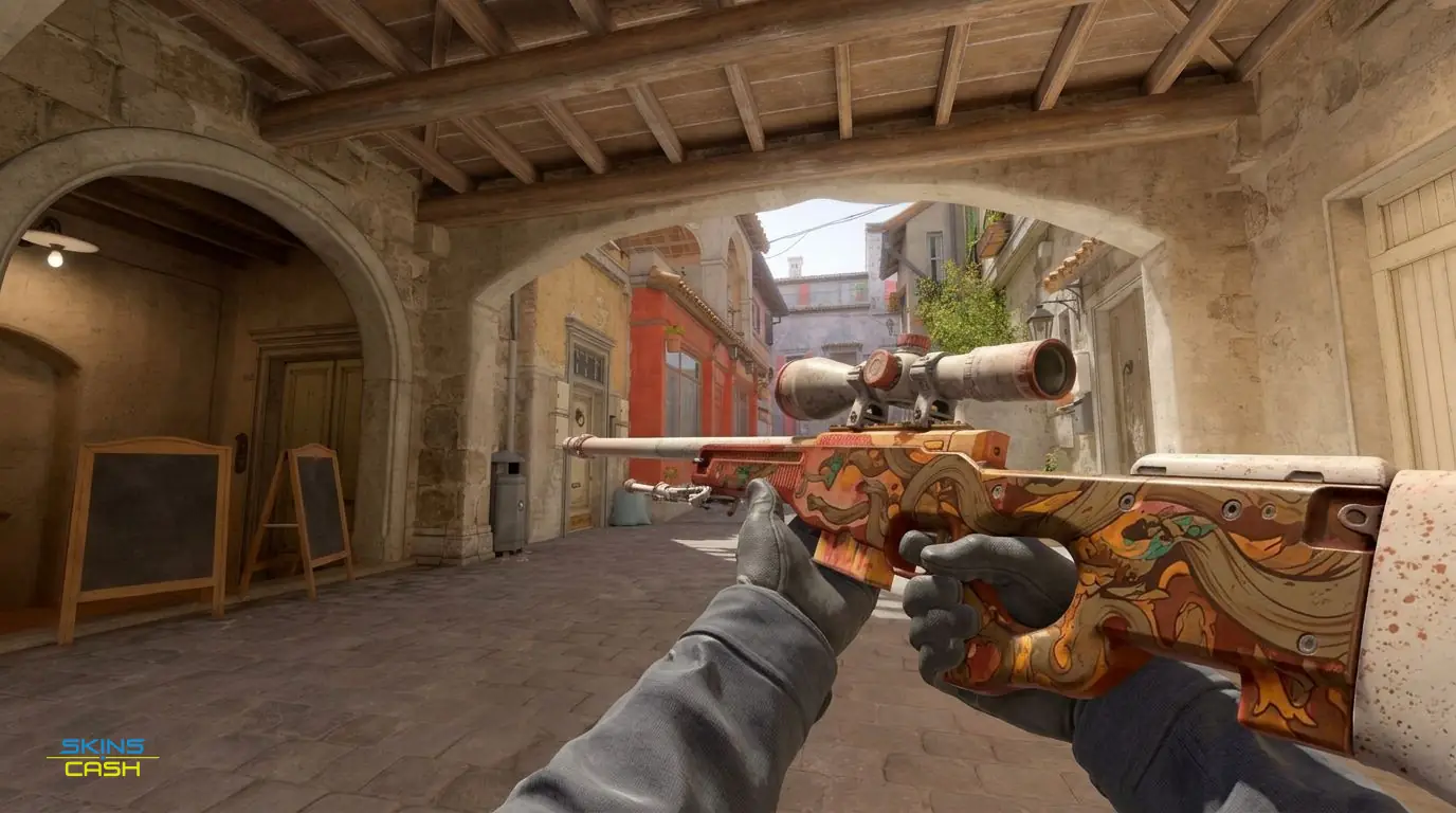 AWP | Desert Hydra — In-game inspect