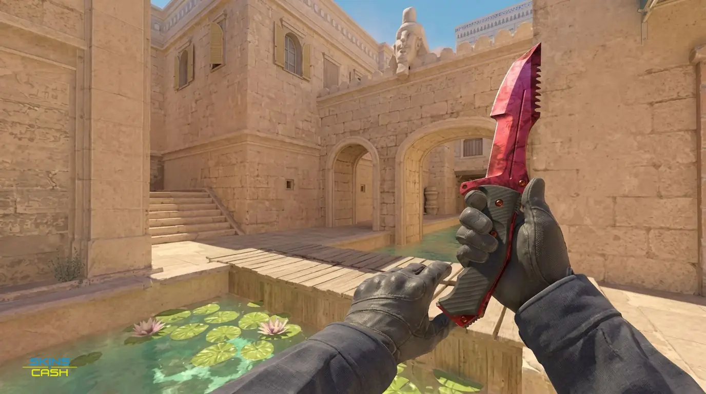 ★ Huntsman Knife | Doppler Ruby — In-game inspect
