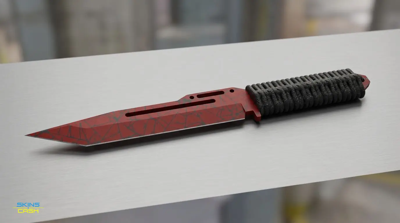 ★ Paracord Knife | Crimson Web — Product view