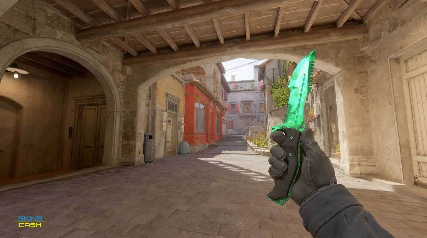 ★ Huntsman Knife | Gamma Doppler Emerald — In-game inspect