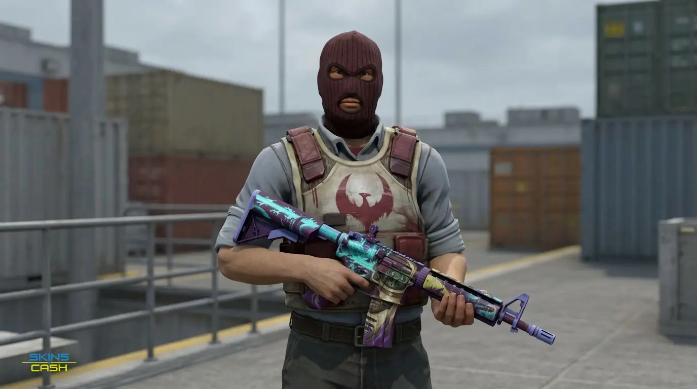 M4A4 | Desolate Space — In the field