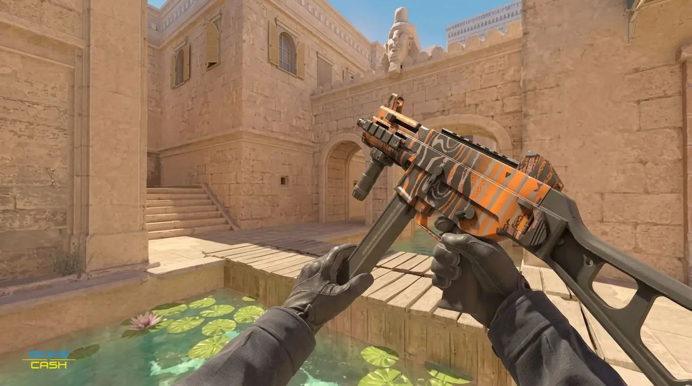 UMP-45 | Oscillator — In-game inspect