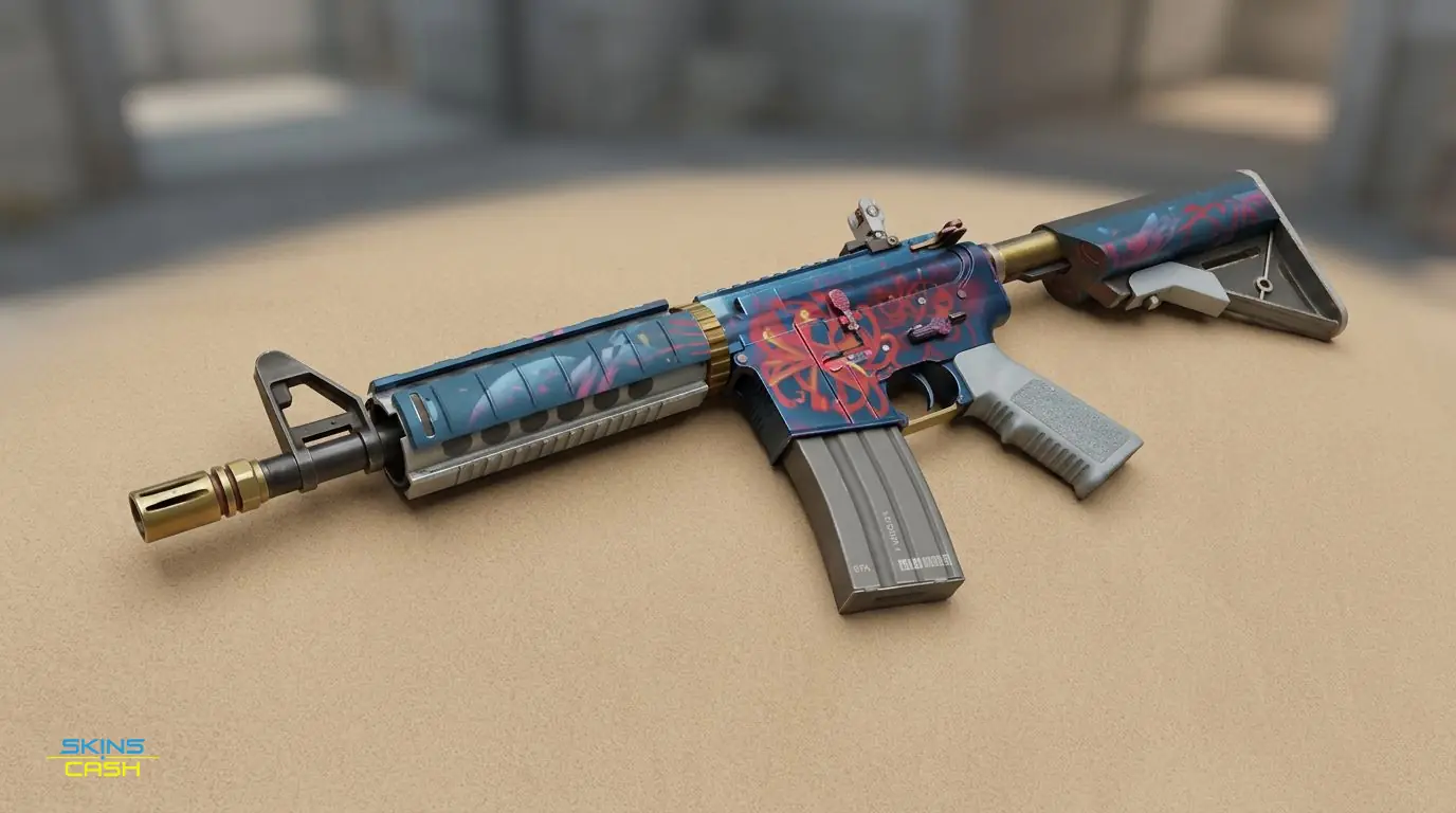 M4A4 | Spider Lily — Product view