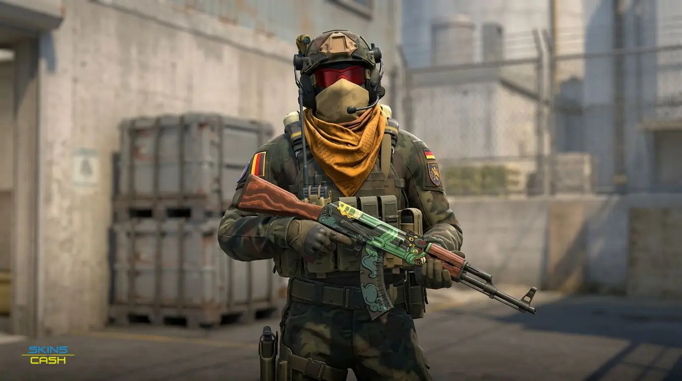 AK-47 | Fire Serpent — In the field