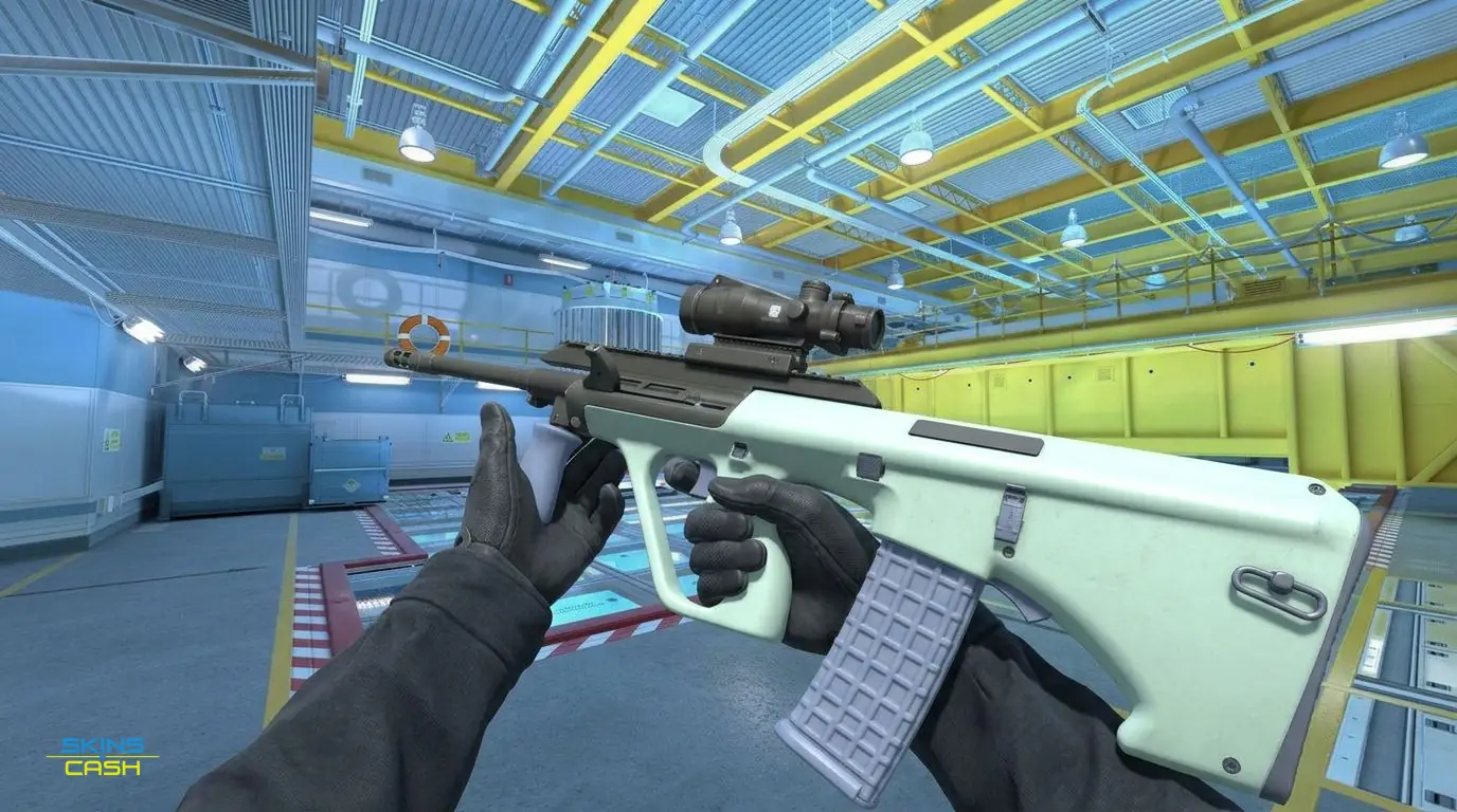 AUG | Storm — In-game inspect