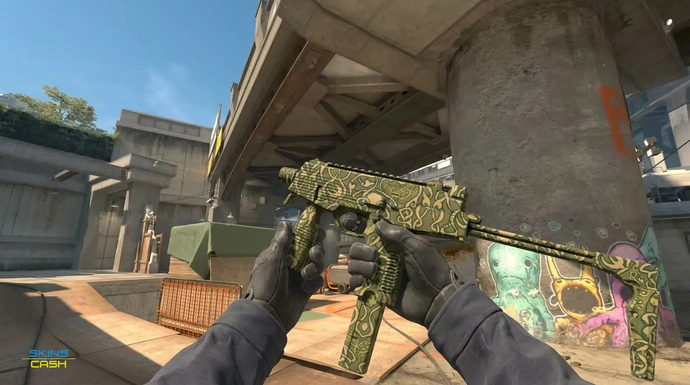 MP9 | Old Roots — In-game inspect