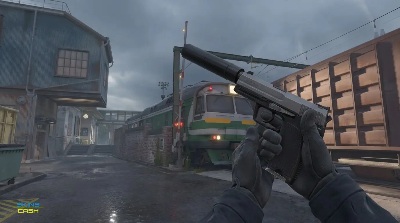 USP-S | Stainless — In-game inspect