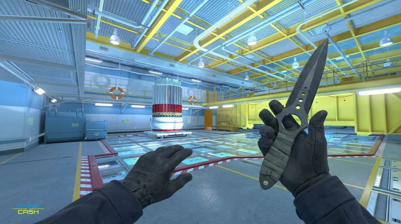 ★ Skeleton Knife | Blue Steel — In-game inspect