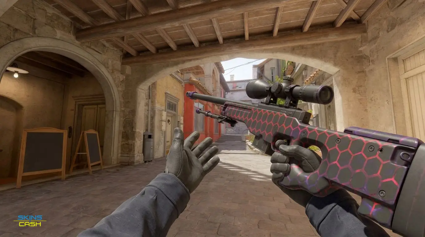 AWP | Electric Hive — In-game inspect