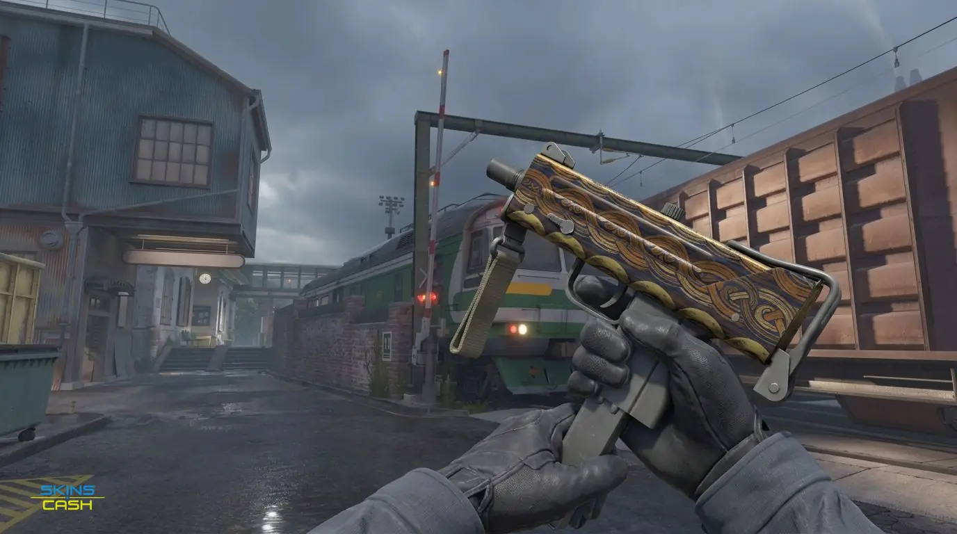MAC-10 | Copper Borre — In-game inspect
