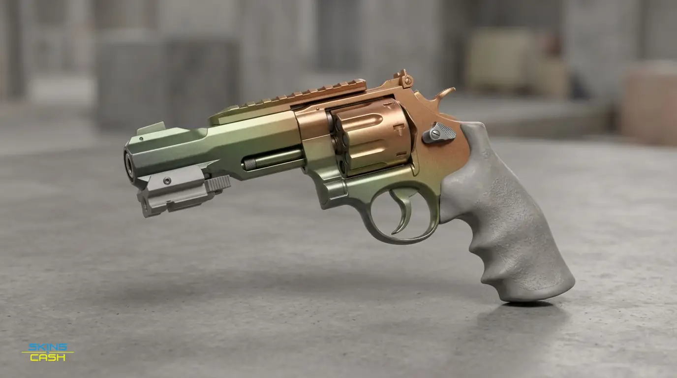 R8 Revolver | Amber Fade — Product view