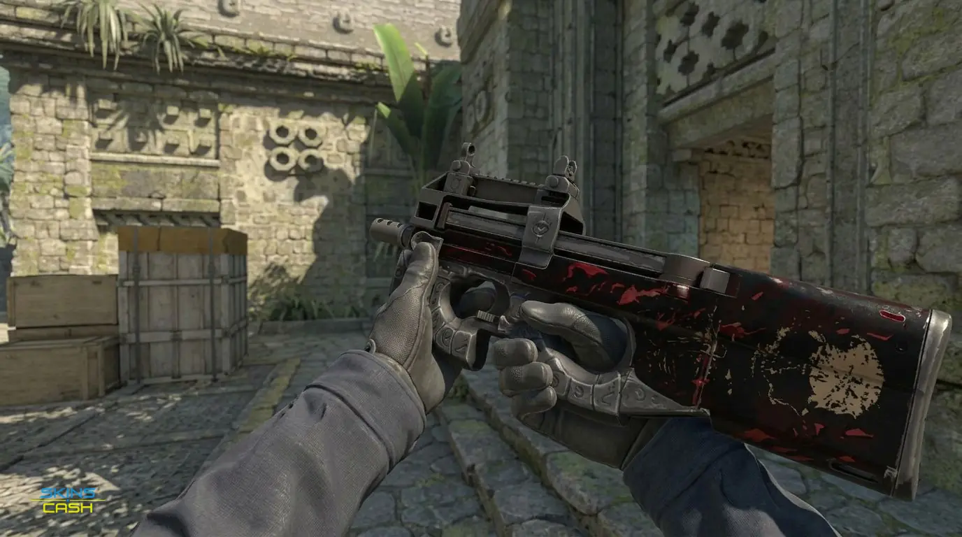 P90 | Shallow Grave — In-game inspect