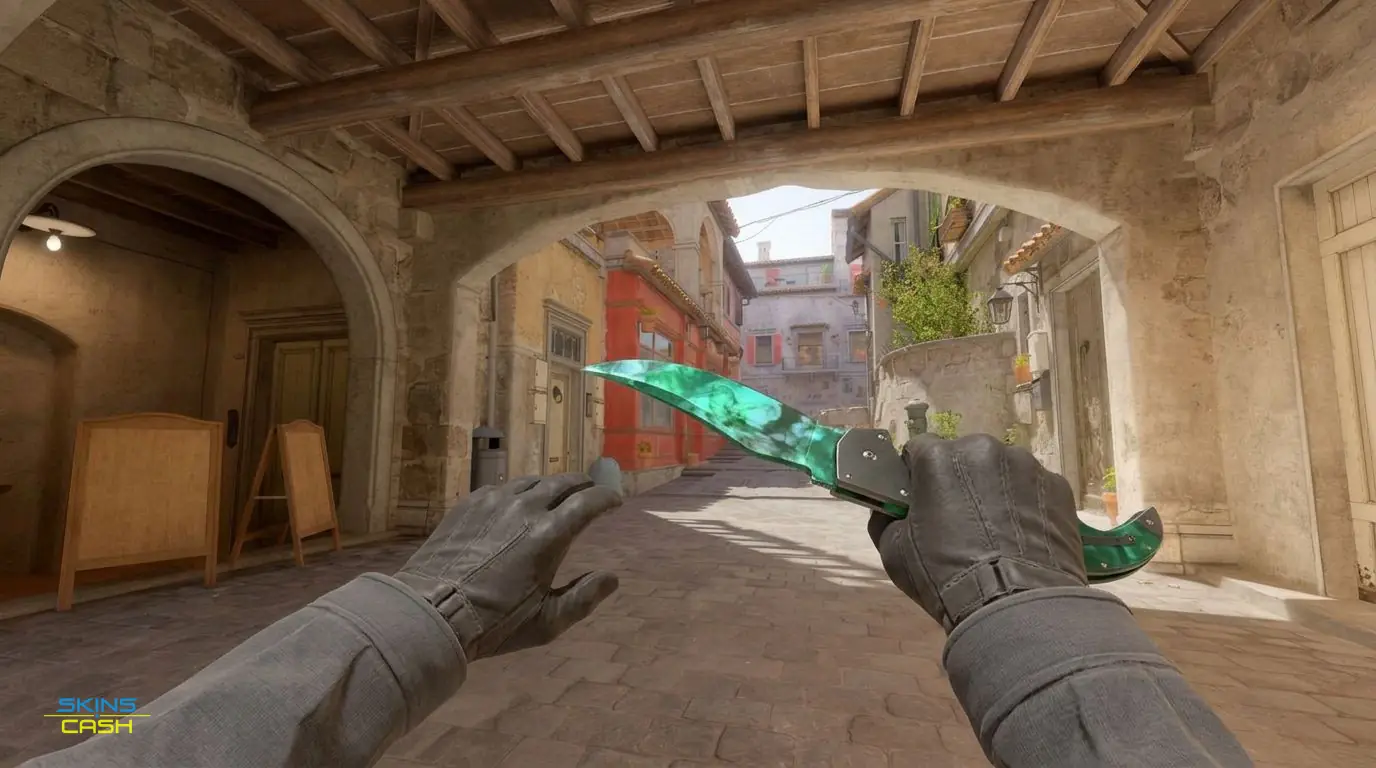 ★ Falchion Knife | Gamma Doppler Phase 2 — In-game inspect