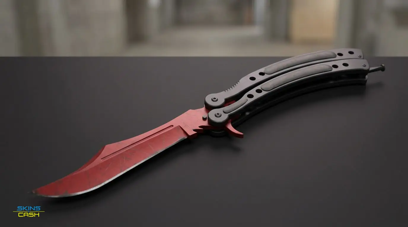 ★ Butterfly Knife | Crimson Web — Product view