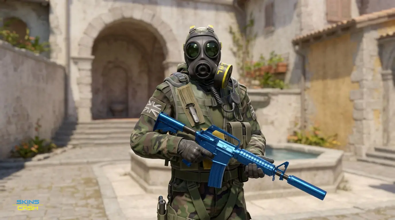 M4A1-S | Blue Phosphor — In the field