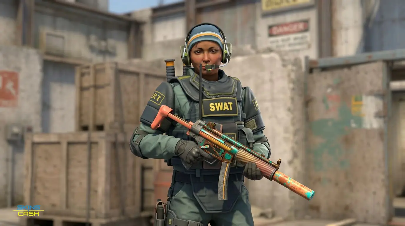 MP5-SD | Oxide Oasis — In the field