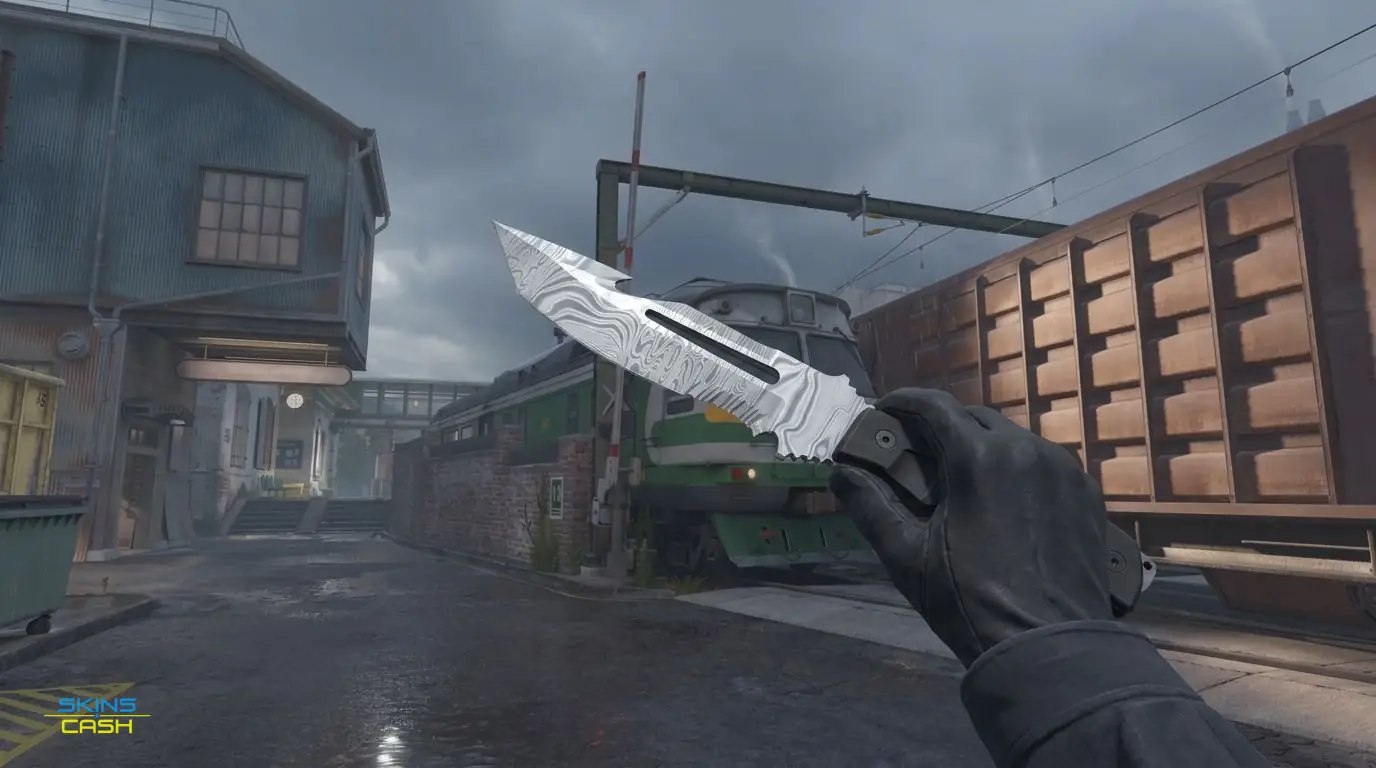★ Survival Knife | Damascus Steel — In-game inspect