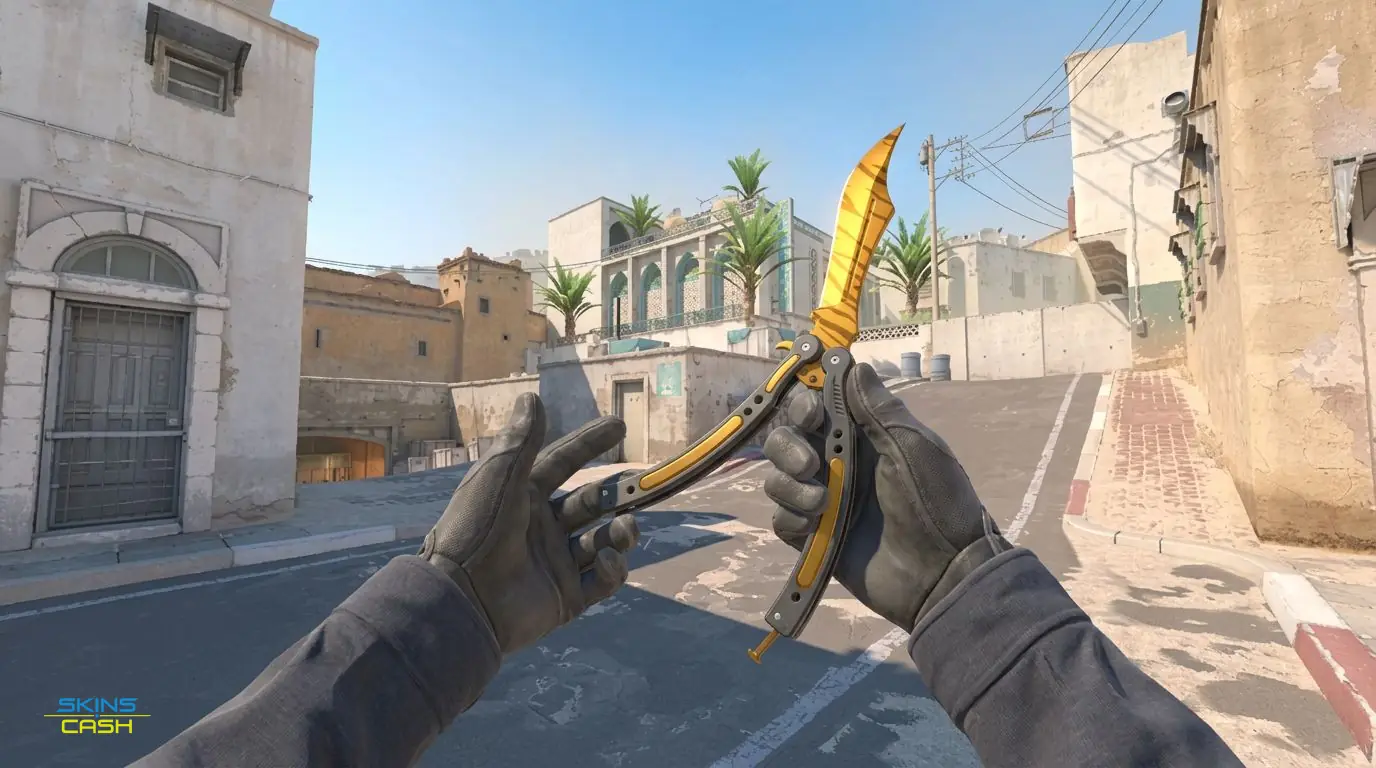 ★ Butterfly Knife | Tiger Tooth — In-game inspect