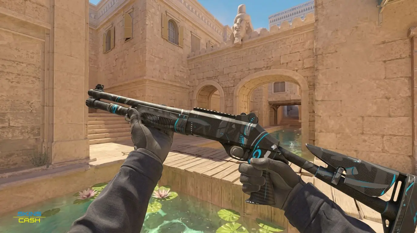 XM1014 | Blue Tire — In-game inspect