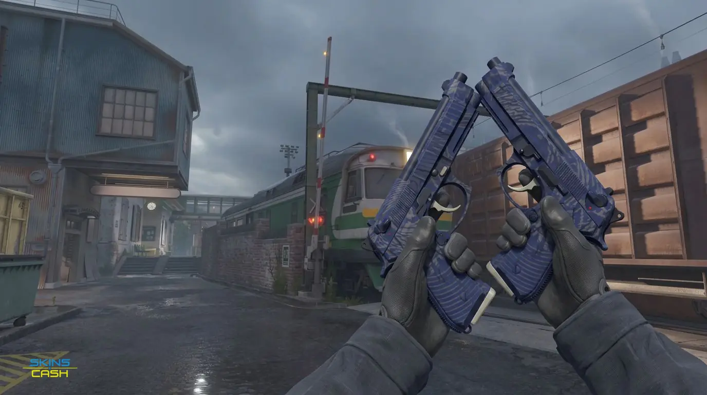 Dual Berettas | Moon in Libra — In-game inspect