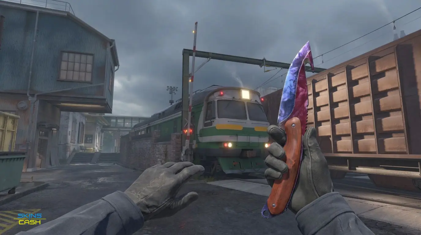 ★ Gut Knife | Doppler Phase 1 — In-game inspect