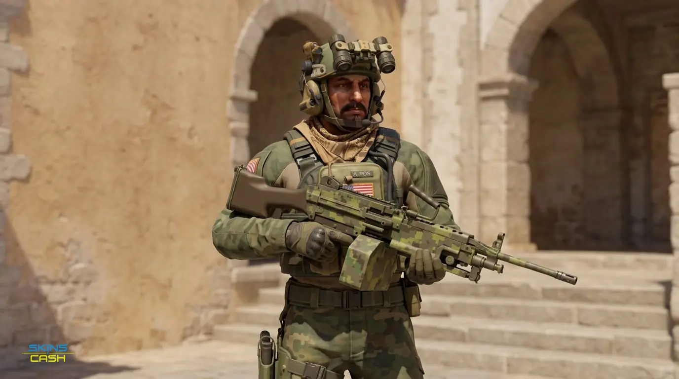 M249 | Jungle DDPAT — In the field