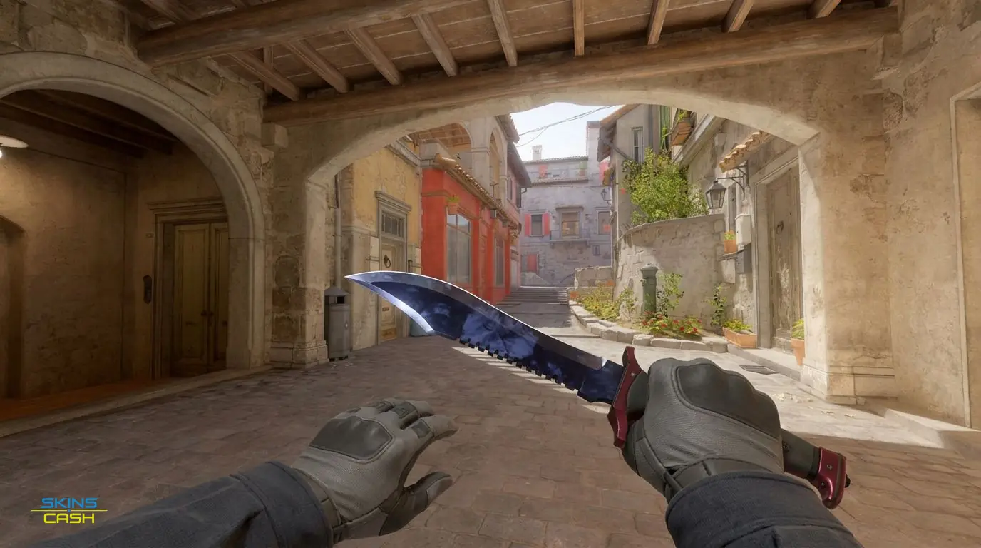 ★ Bowie Knife | Doppler Black Pearl — In-game inspect