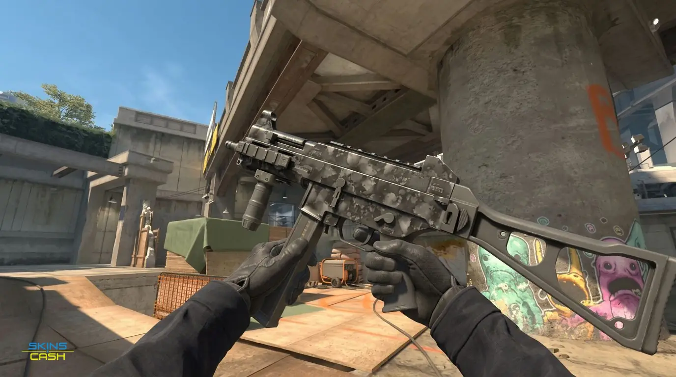UMP-45 | Metal Flowers — In-game inspect