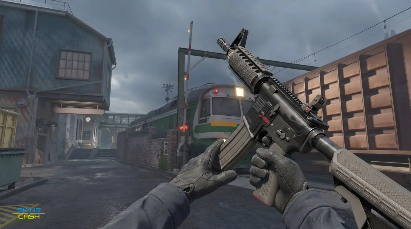 M4A4 | Magnesium — In-game inspect