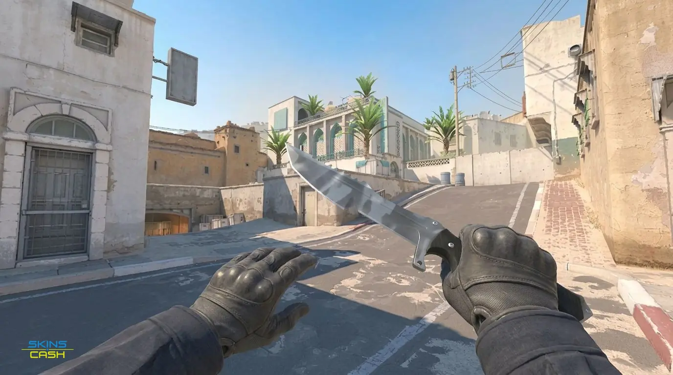 ★ Huntsman Knife | Urban Masked — In-game inspect