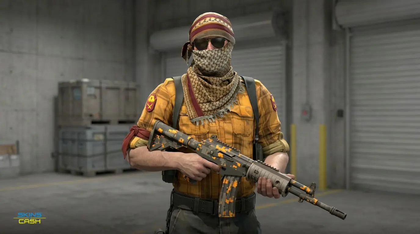 Galil AR | Orange DDPAT — In the field