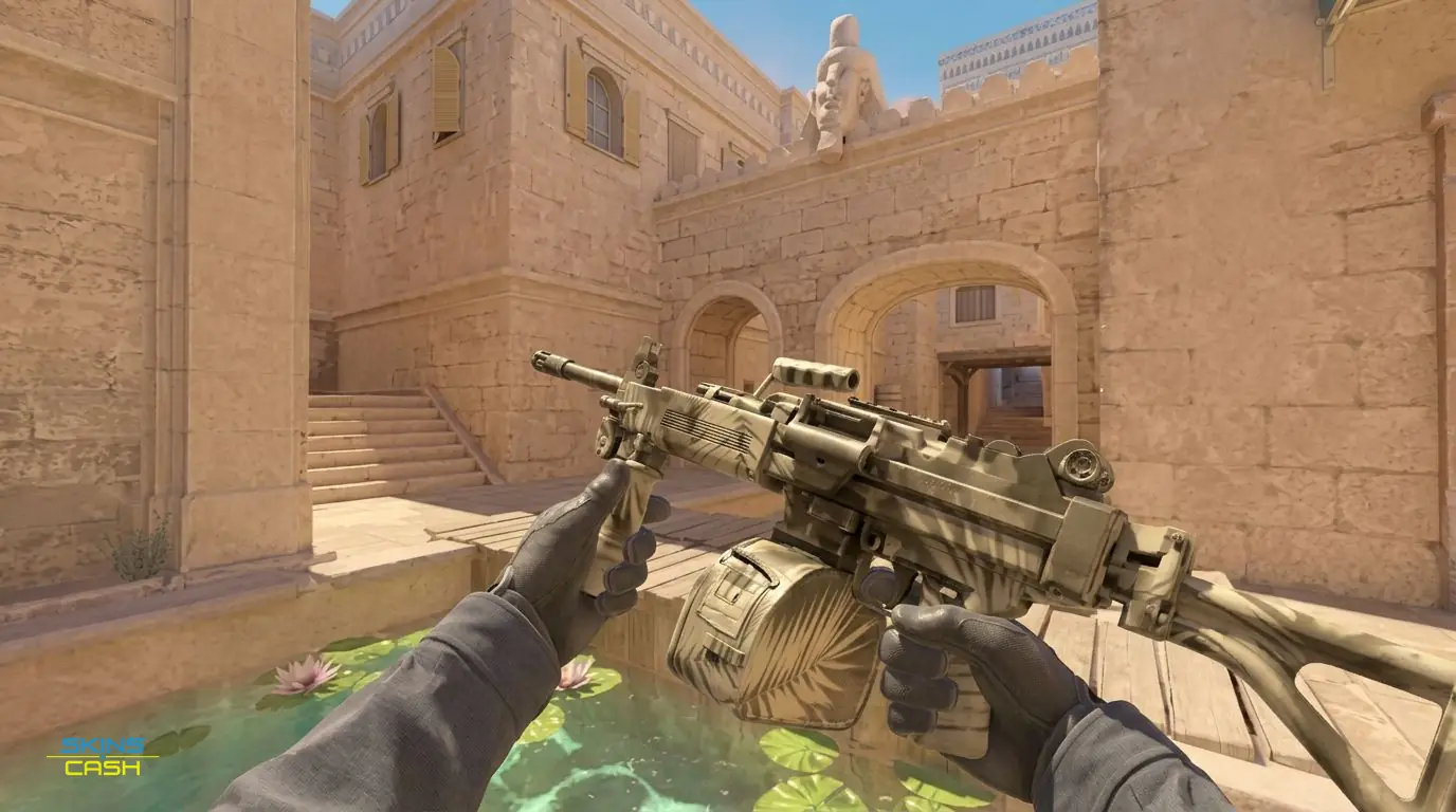 Negev | Palm — In-game inspect