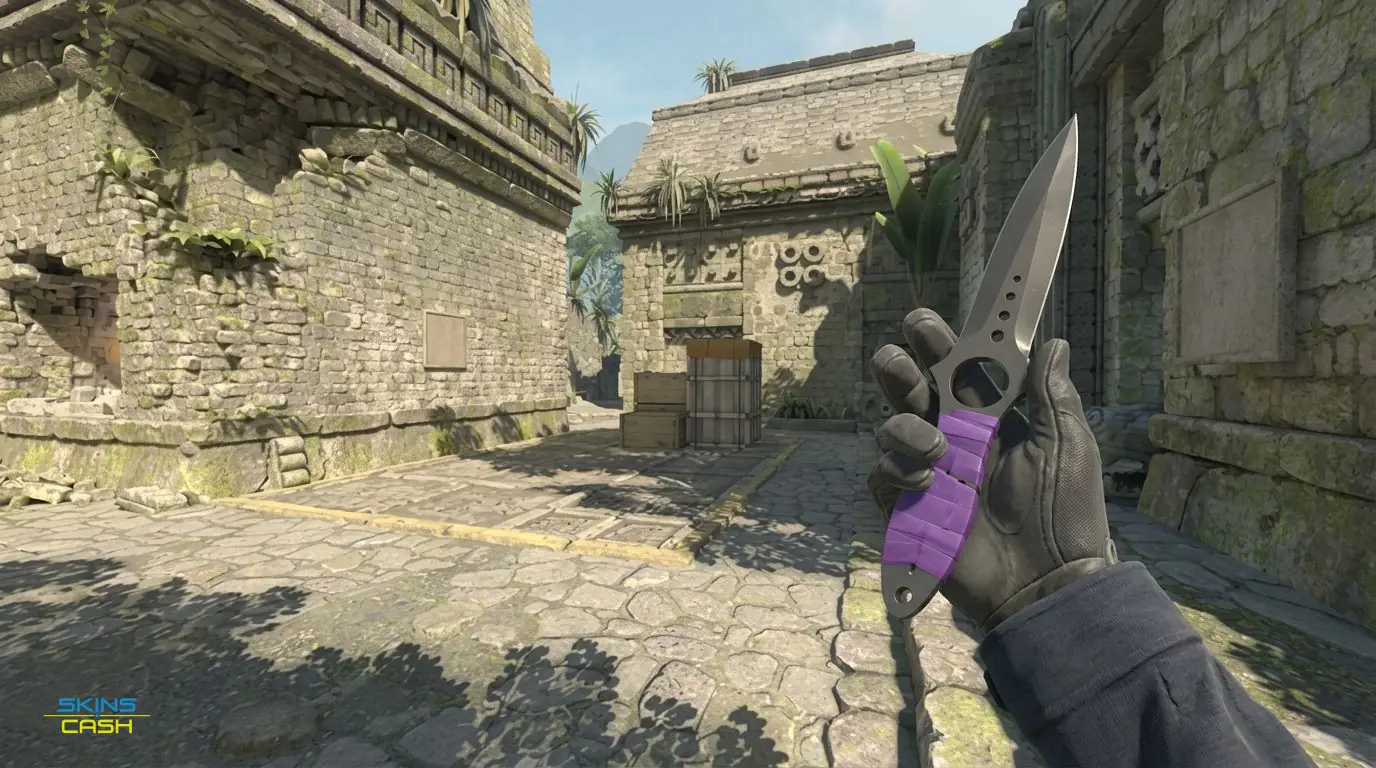 ★ Skeleton Knife | Ultraviolet — In-game inspect